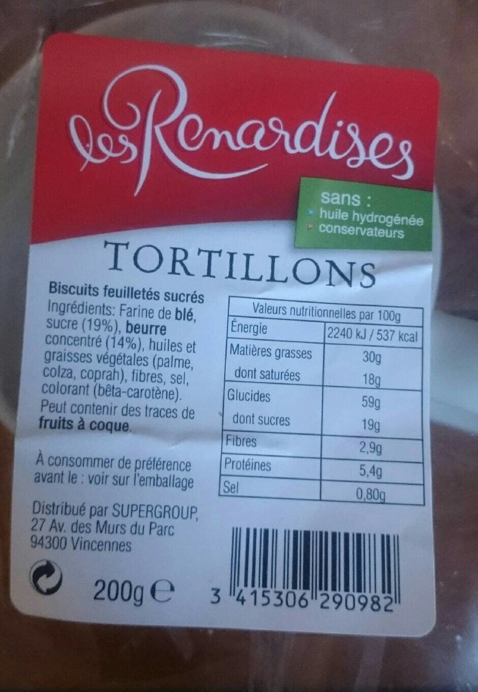 Les Renardises Tortillons packshot