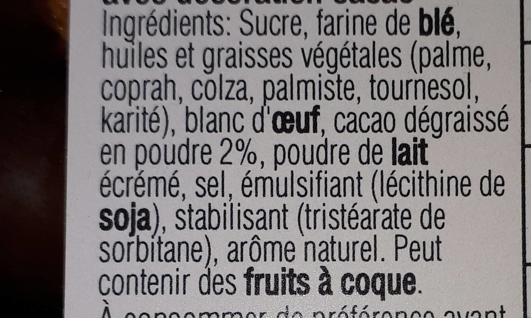 Open Food Facts Biscuits cigarettes cacao packshot