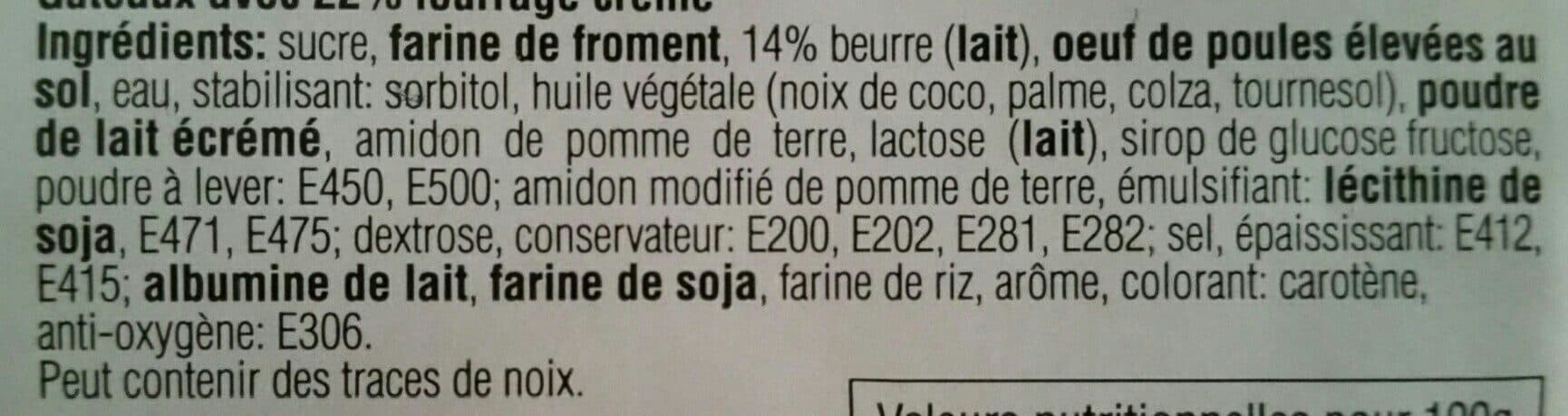 Les Renardises Gâteaux Crème Vanille packshot