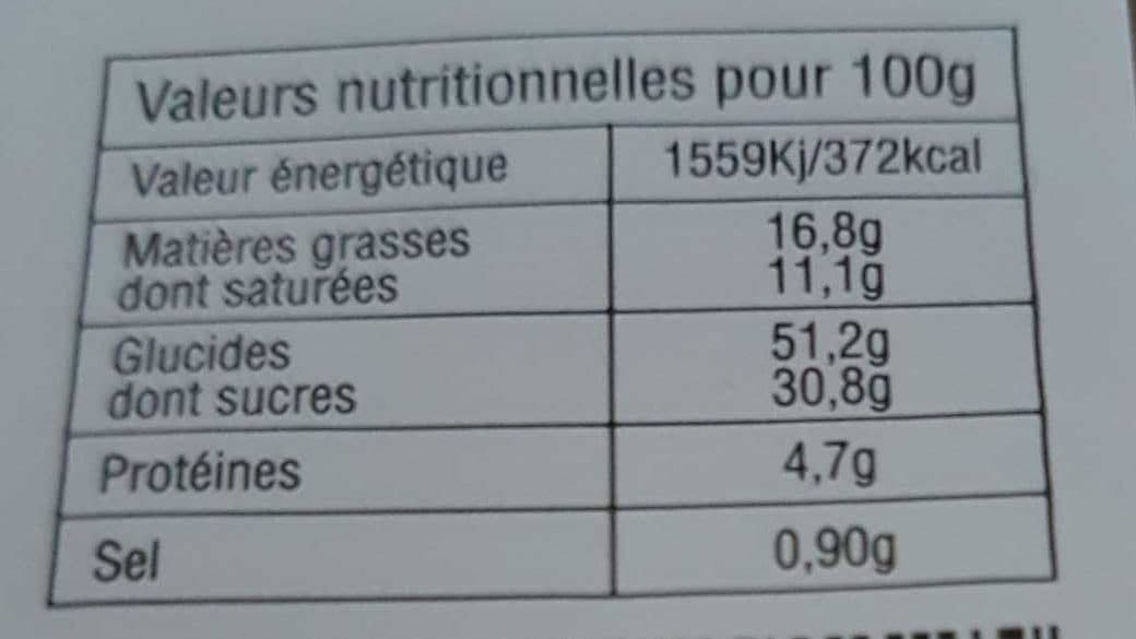 Les Renardises Gâteaux Crème Vanille packshot