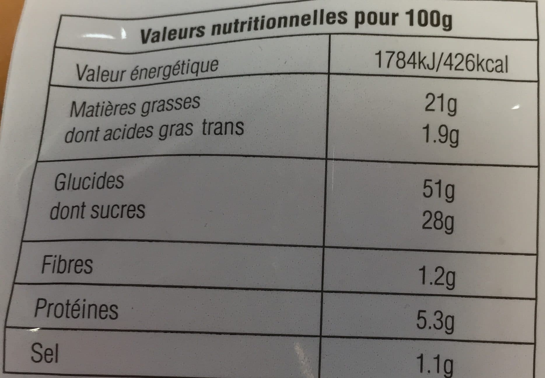Les Renardises Madeleine packshot