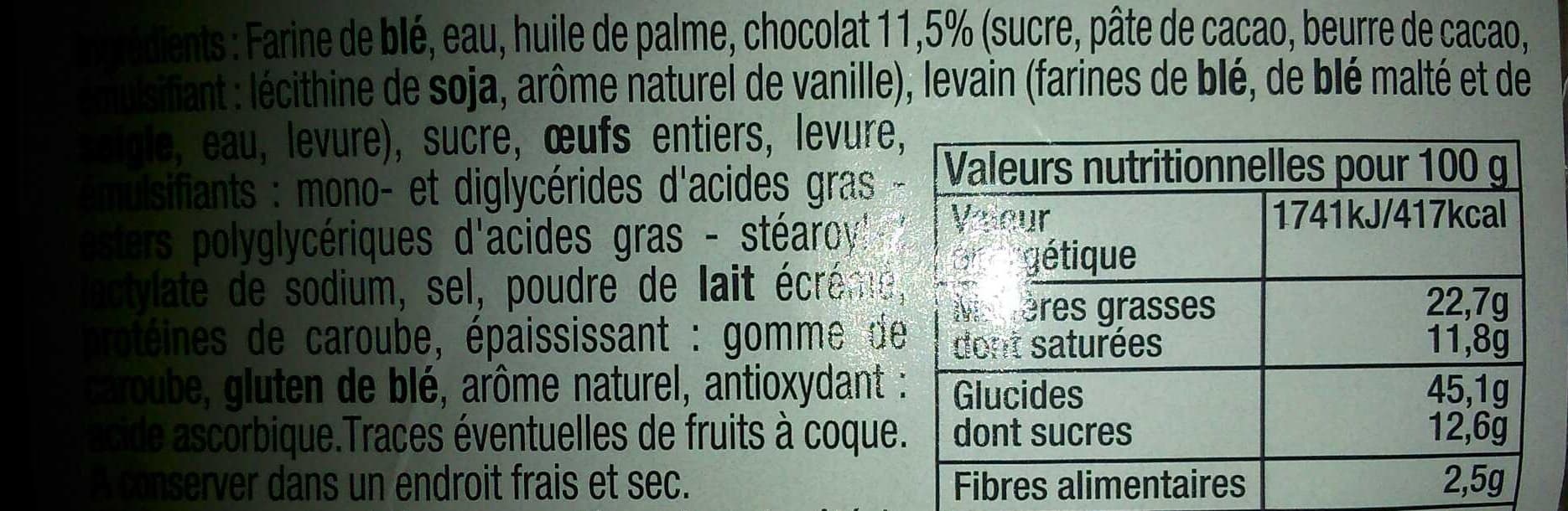 Les renardises Pains au chocolat packshot