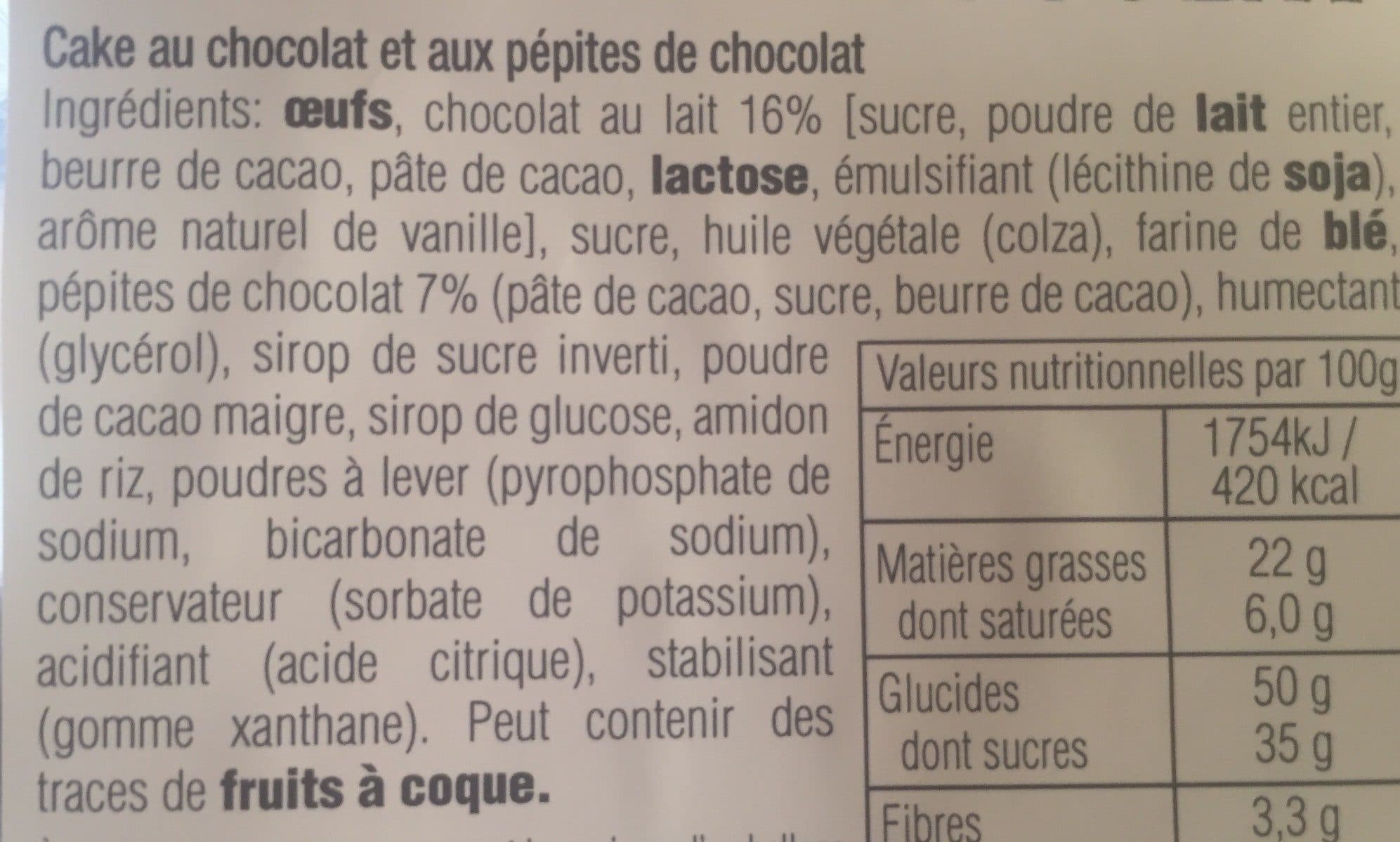 Les Renardises Moelleux chocolat packshot