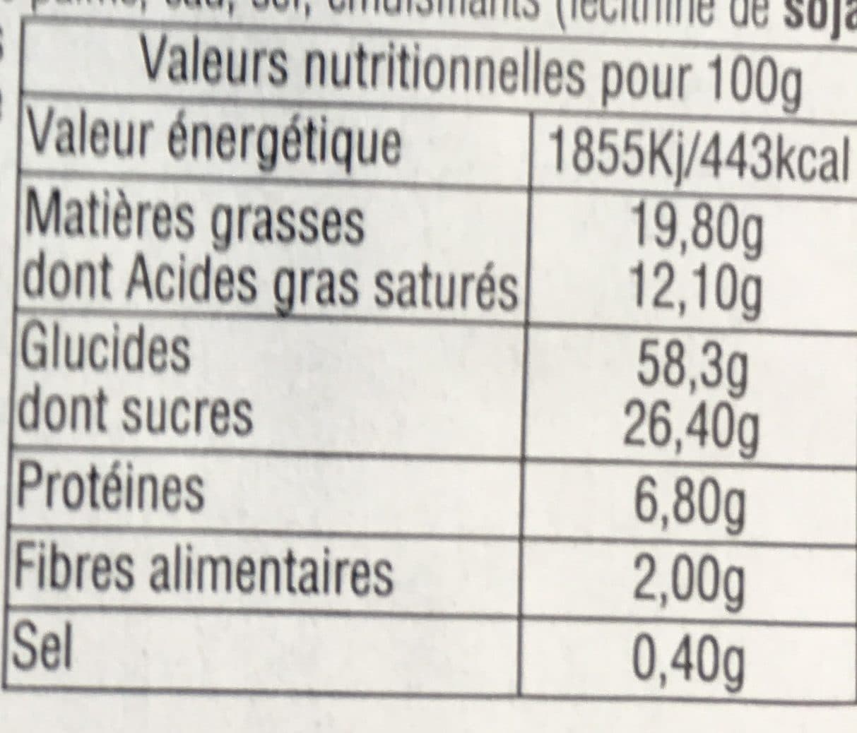 Les Renardises Gaufres Étoile Nappage Cacao packshot