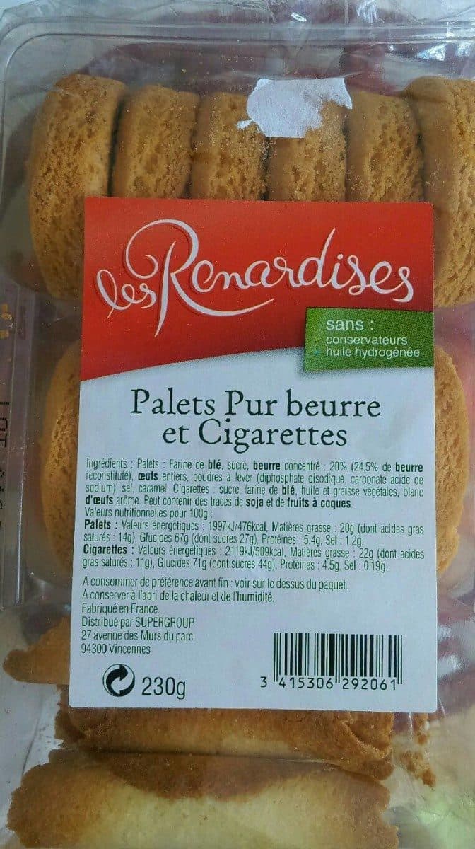 Open Food Facts Palets pur beurre et cigarettes packshot