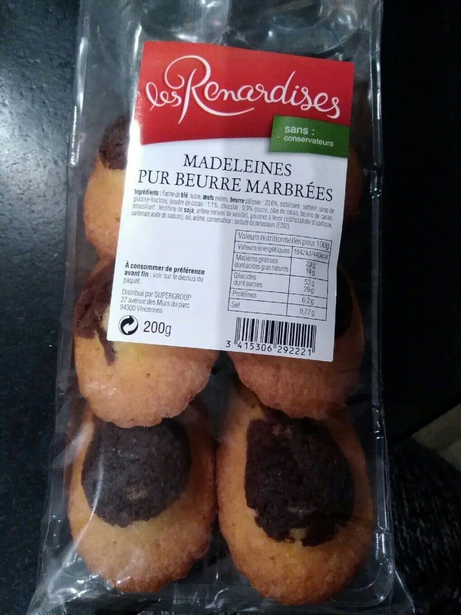 Les Renardises Madeleines Pur Beurre Marbrées packshot