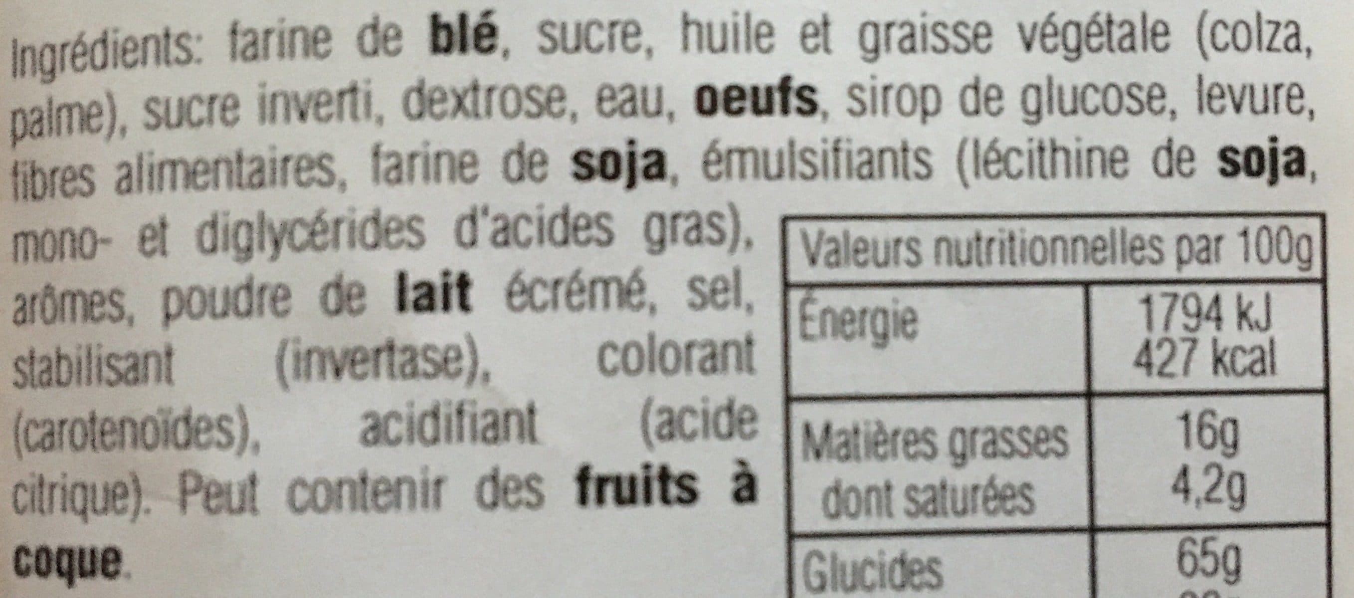 Les Renardises Gaufres Fourrées Goût Vanille packshot