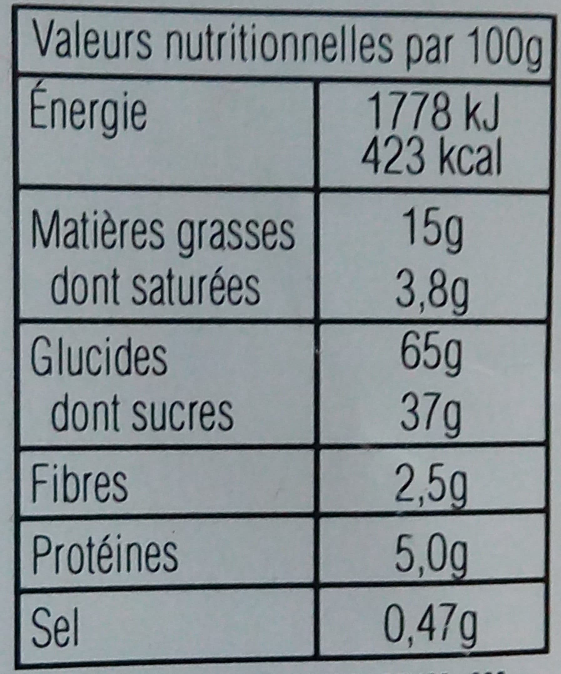 Open Food Facts Gaufres fourrées vergeoise packshot