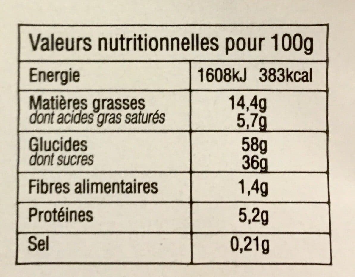 Les Renardises Carrés fourrés amandes packshot