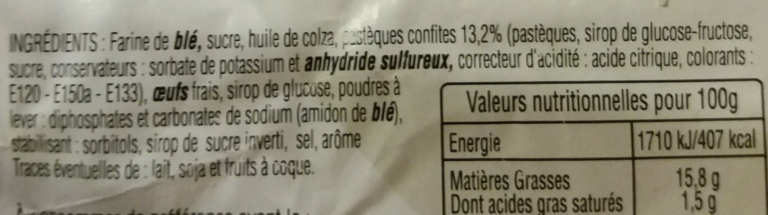Les renardises Petit cake aux fruits packshot
