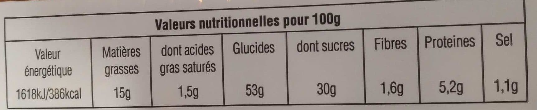 Les Renardises Madeleines longues aux raisins packshot