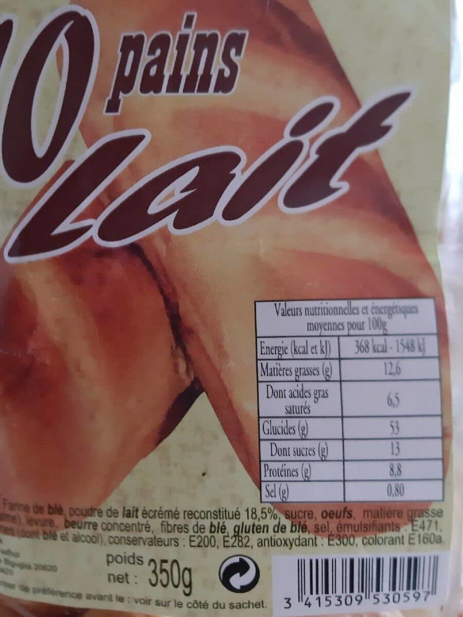 Open Food Facts Pain au lait packshot
