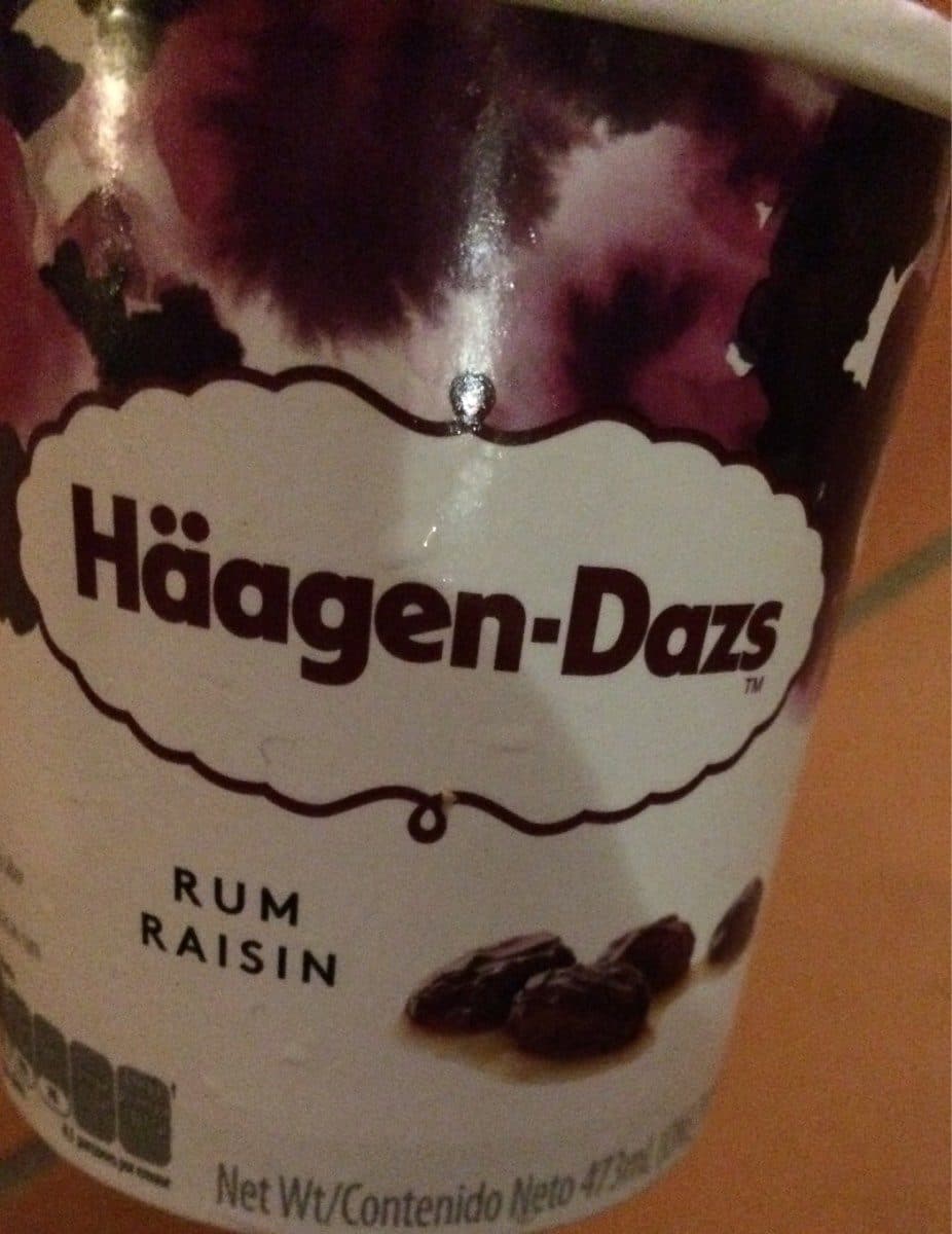 Häagen-Dazs Glace packshot
