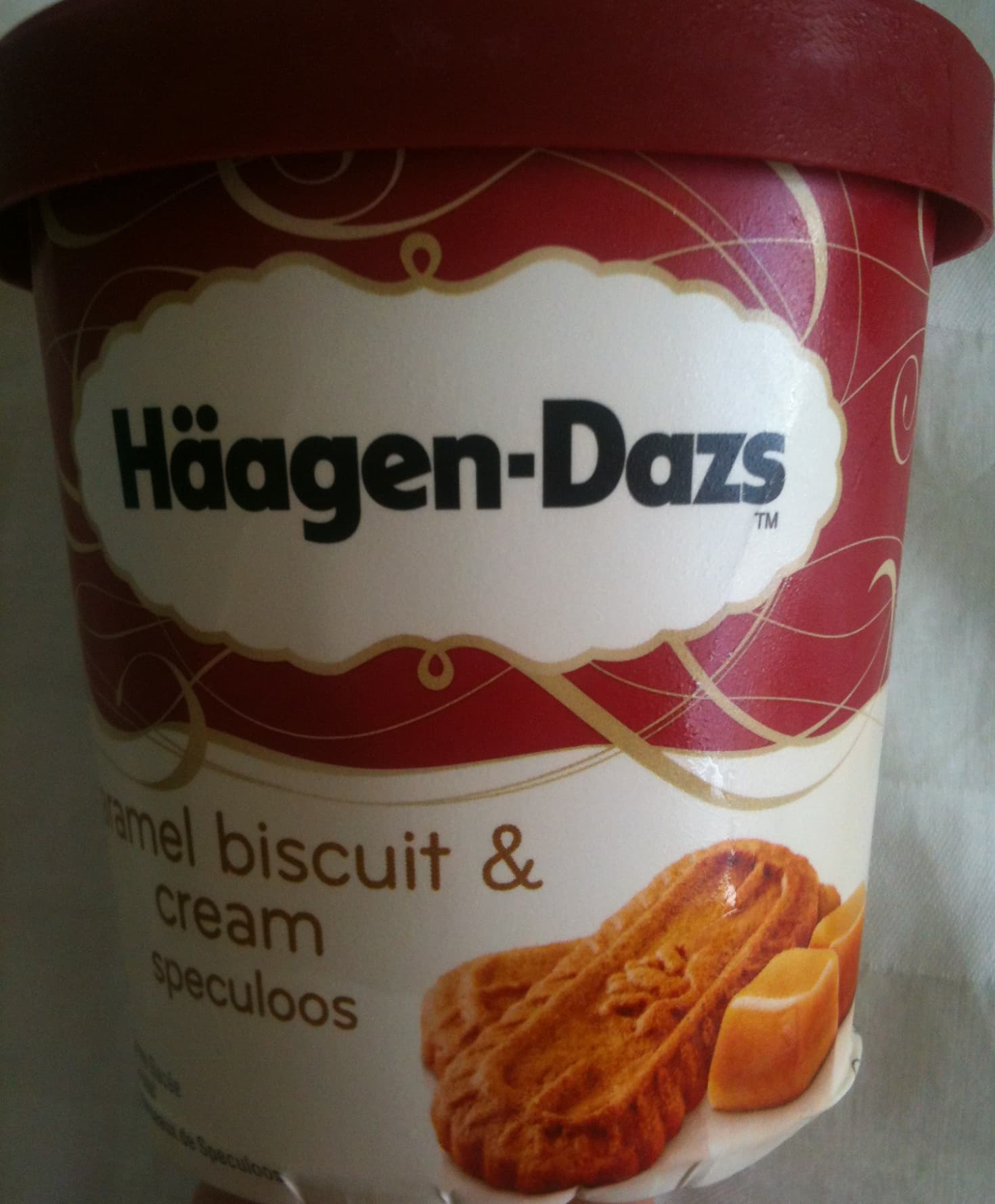 Häagen-Dazs Crème glacée - Caramel Biscuit & cream Speculoos packshot