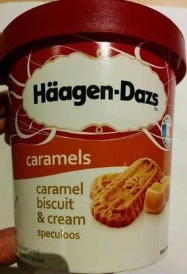 Häagen-Dazs Caramel biscuit and cream speculoos packshot