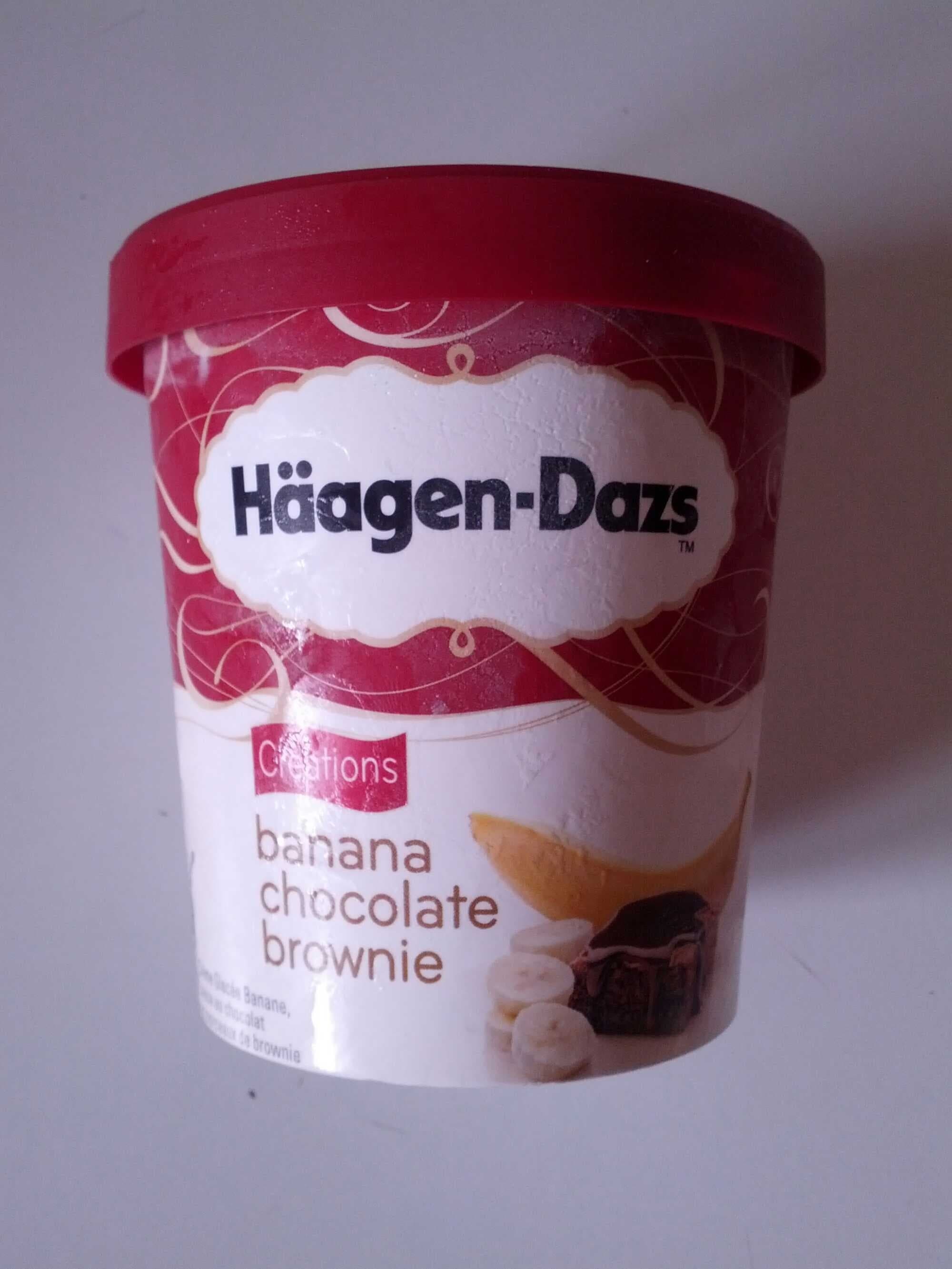 Häagen-Dazs banana chocolate brownie packshot