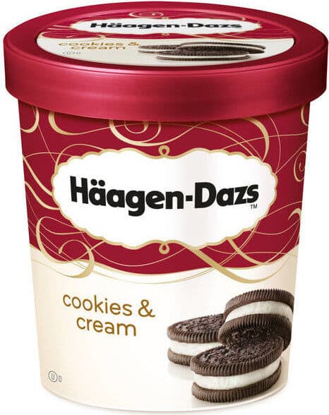 Häagen-Dazs Haagen-Dazs Helado Cookies & Cream packshot