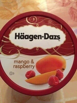 Häagen-Dazs Mango & Raspberry packshot