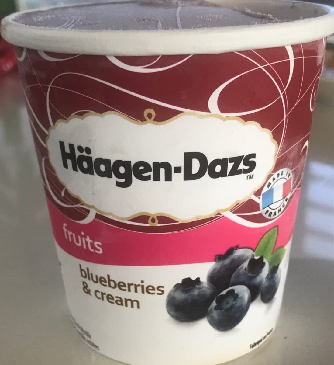 Häagen-Dazs Häagen Dasz Blueberries And Cream packshot