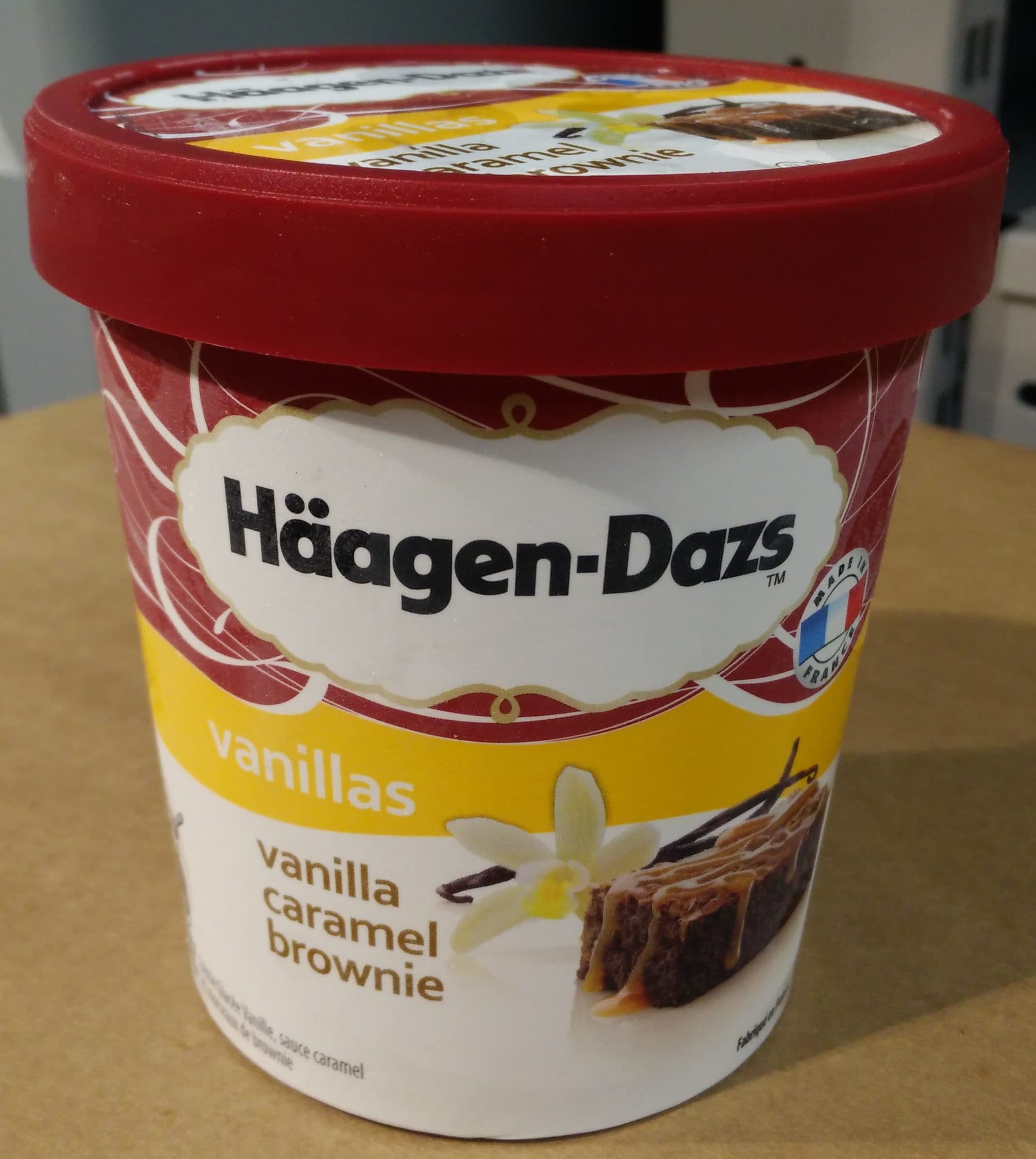 Häagen-Dazs Vanilla Carmel Brownie packshot