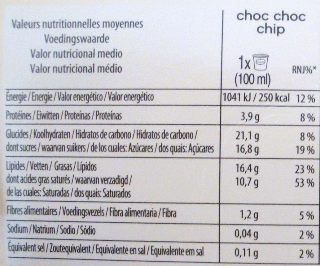 Häagen-Dazs Crème glacée Choc choc chip packshot