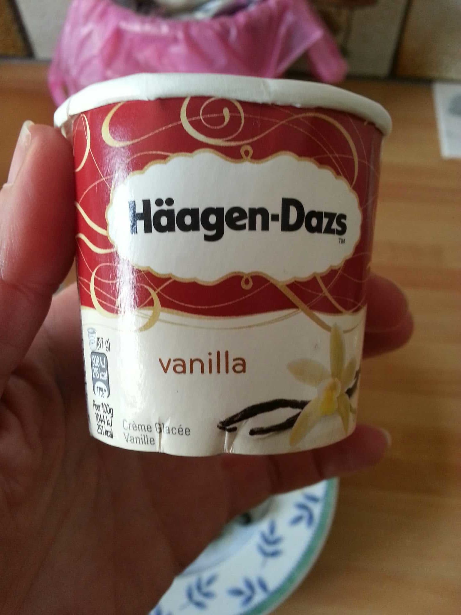 Häagen-Dazs Glace vanille packshot