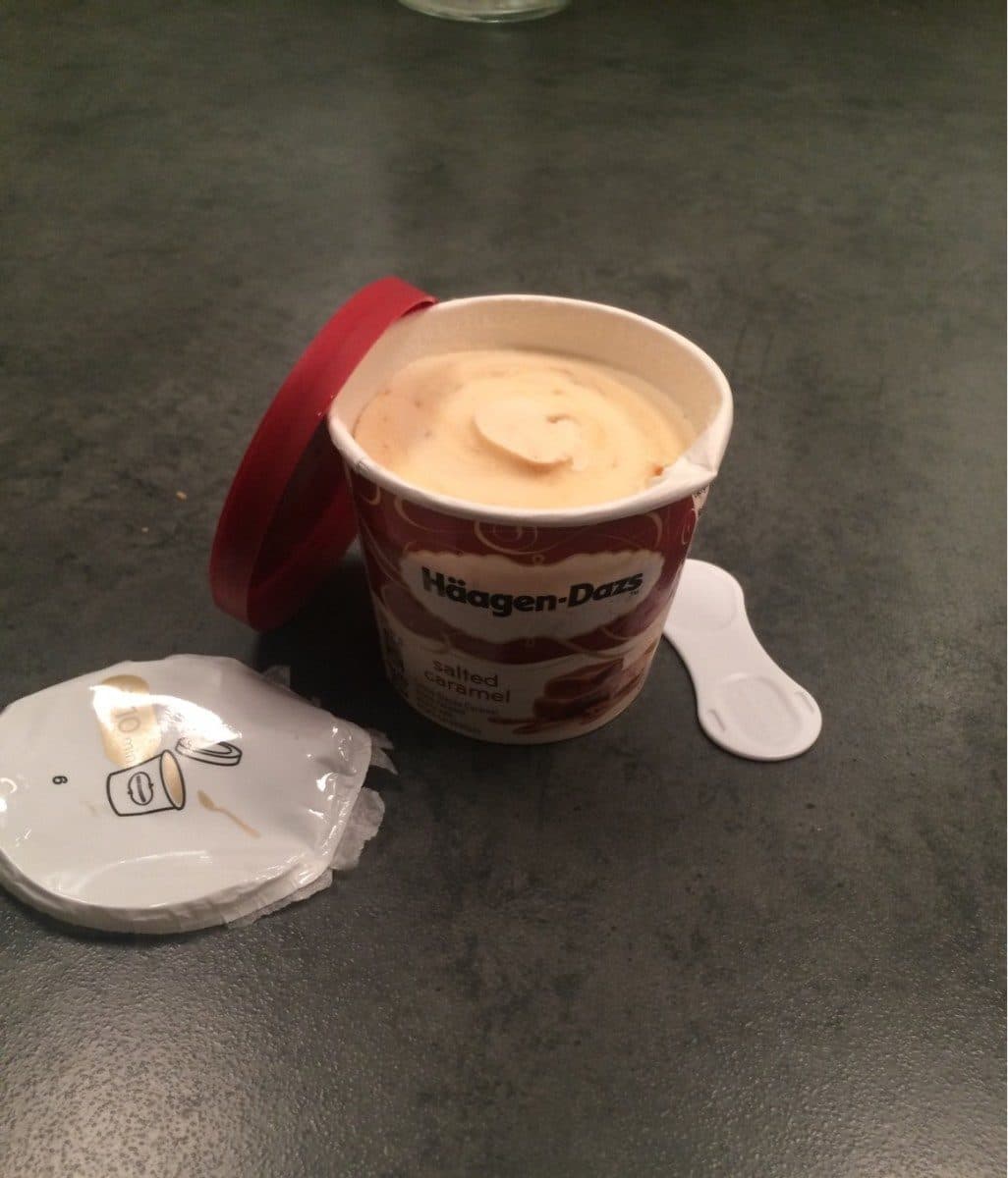 Häagen-Dazs Salted caramel packshot