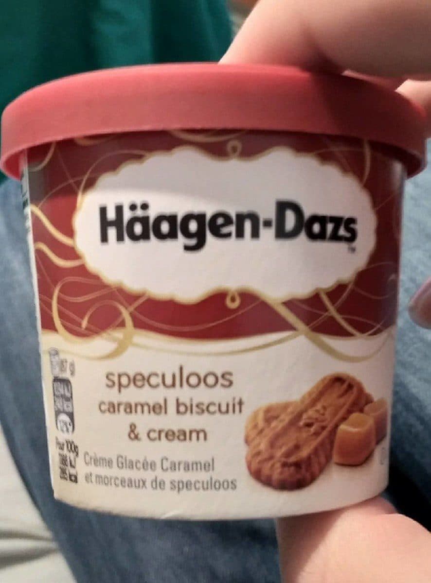 Häagen-Dazs Caramel Biscuit & Cream spéculoos packshot