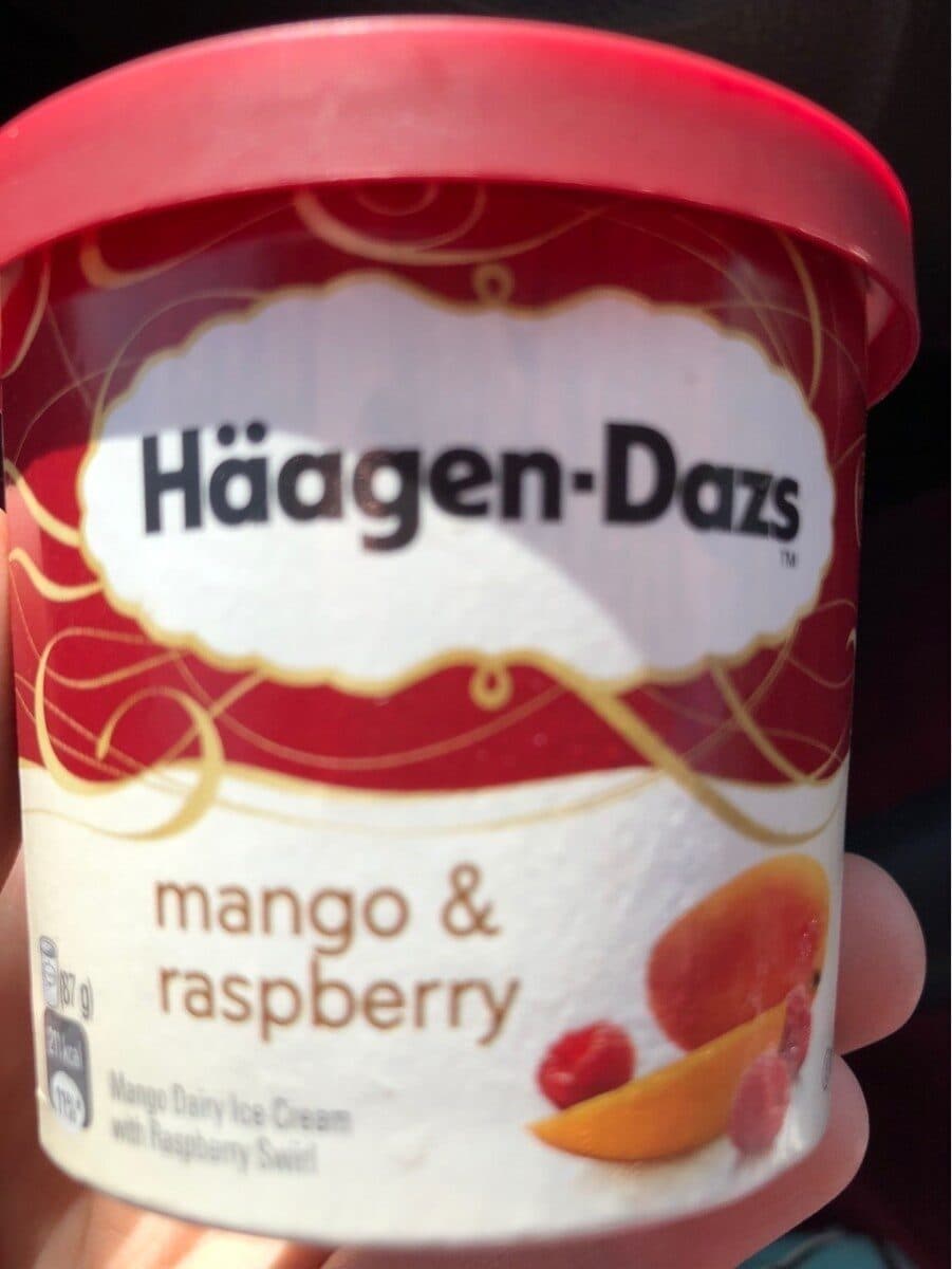 Häagen-Dazs Haagen-dazs Mango & Raspberry packshot