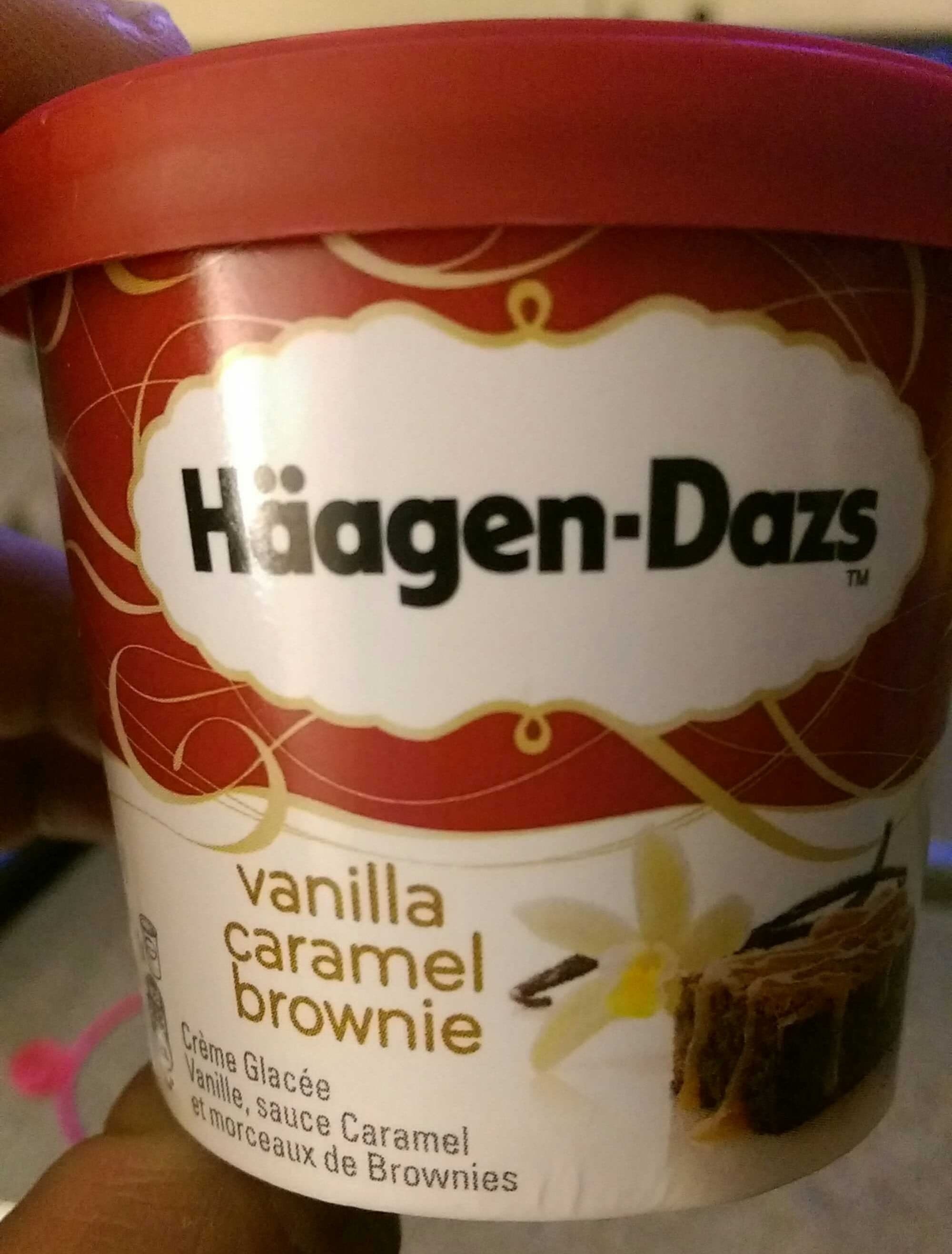 Häagen-Dazs Vanilla caramel brownie packshot