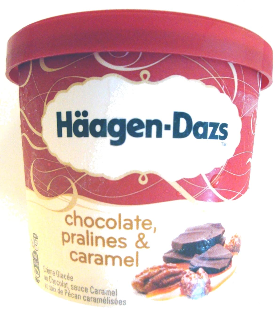 Häagen-Dazs Crème glacée Chocolate, pralines & caramel packshot