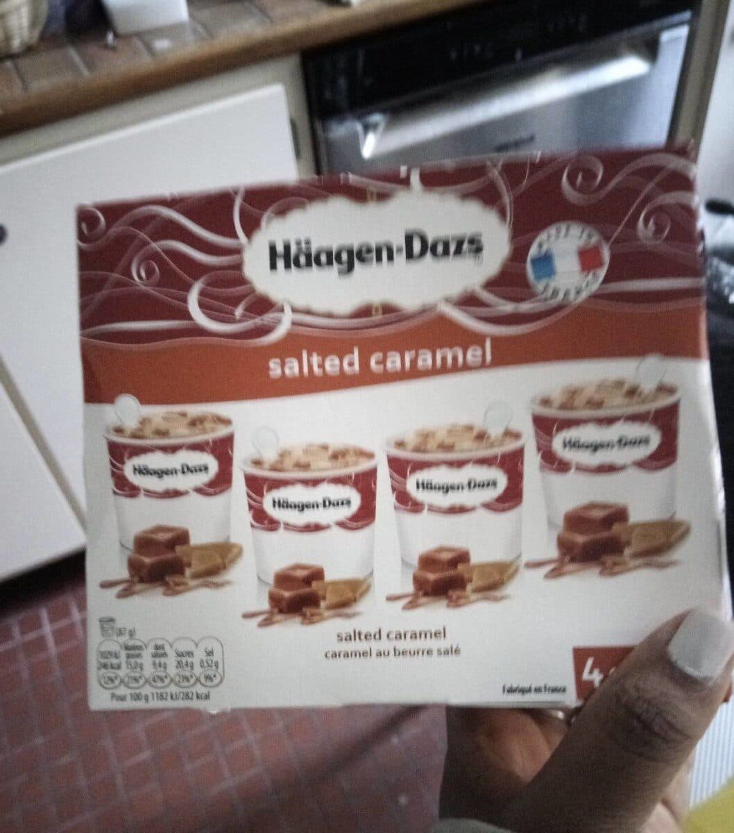 Häagen-Dazs Glaces caramel packshot