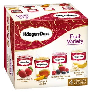 Häagen-Dazs Fruit variety packshot
