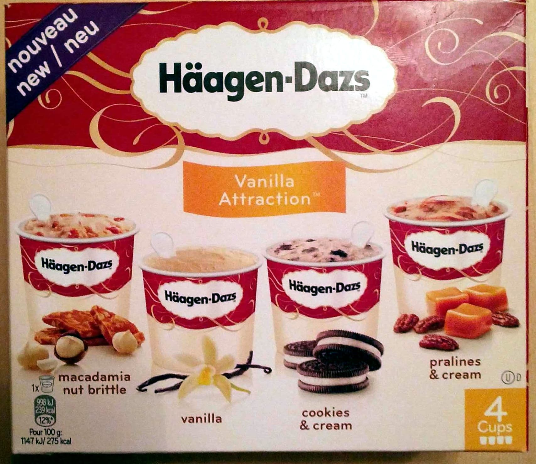 Häagen-Dazs Vanilla Attraction packshot