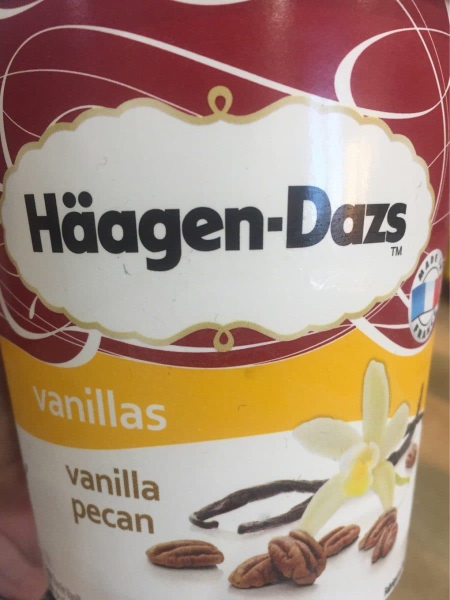 Häagen-Dazs Häagen-Dazs vanilla pecan packshot