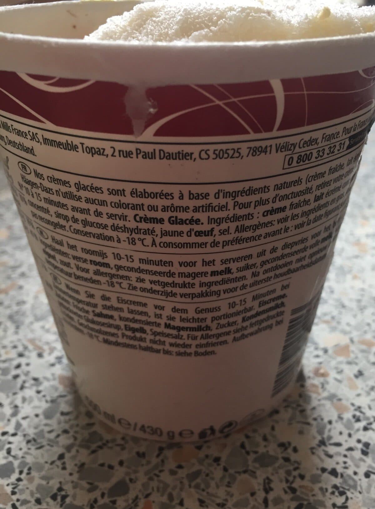Häagen-Dazs Milk & creams Classic Milk douceur de lait packshot