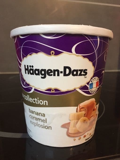Häagen-Dazs Banana Caramel Explosion packshot
