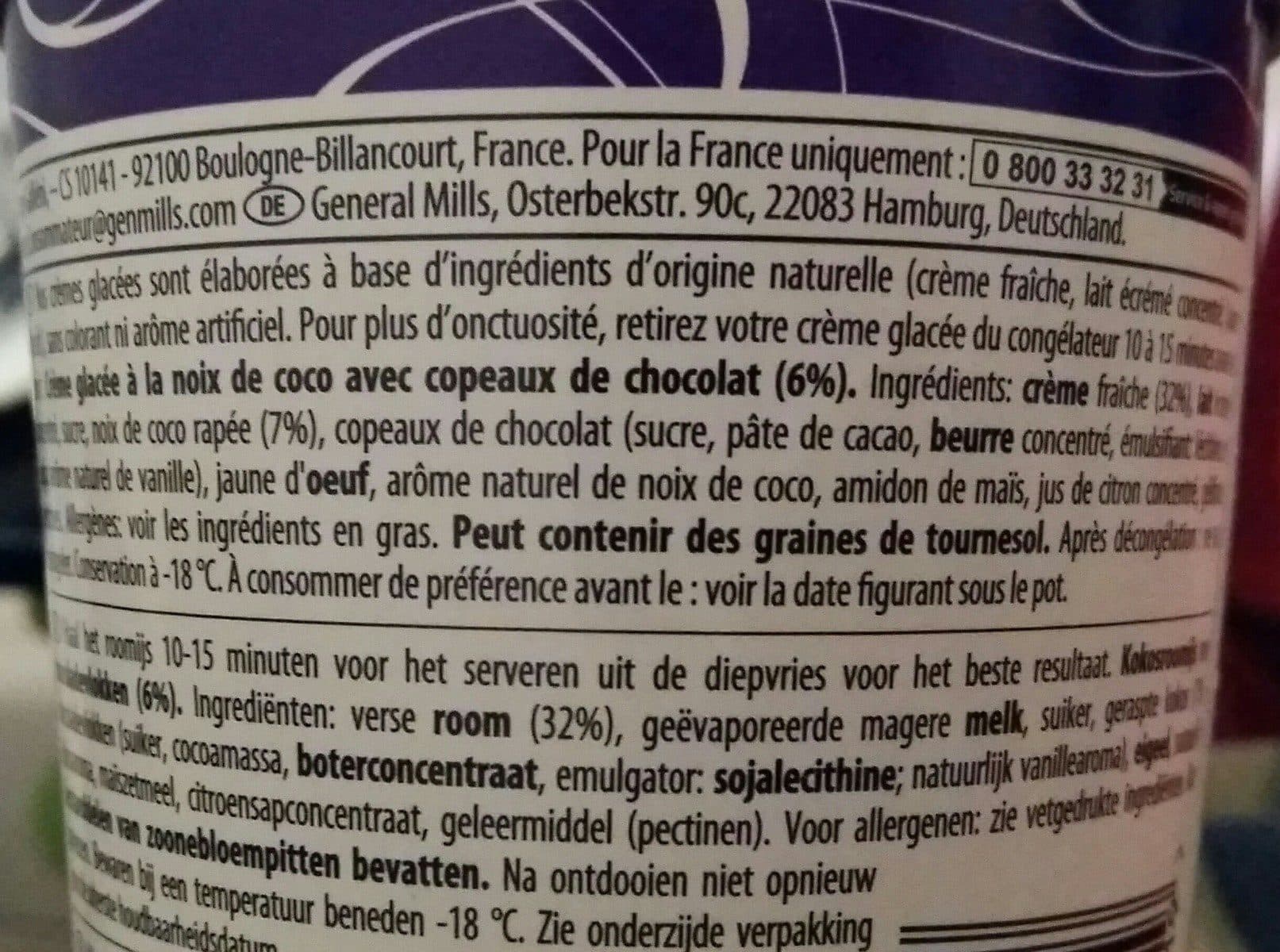 Nestlé Häagen-Dazs Haagen Dazs coconut chocolate packshot