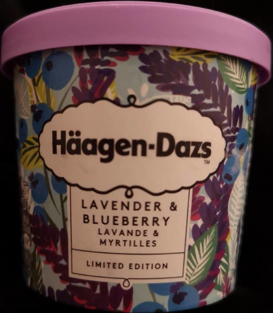 Häagen-Dazs Lavande et myrtilles packshot