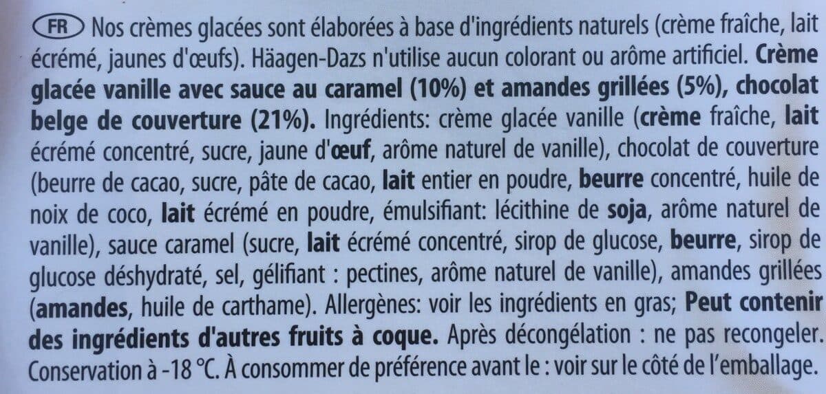 Häagen-Dazs Vanilla Caramel Almond packshot