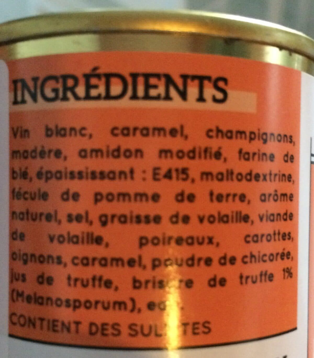 Open Food Facts Sauce Périgueux truffée à 1 % packshot