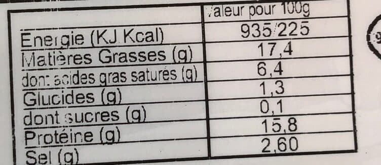 Open Food Facts Mortadelle de volaille packshot