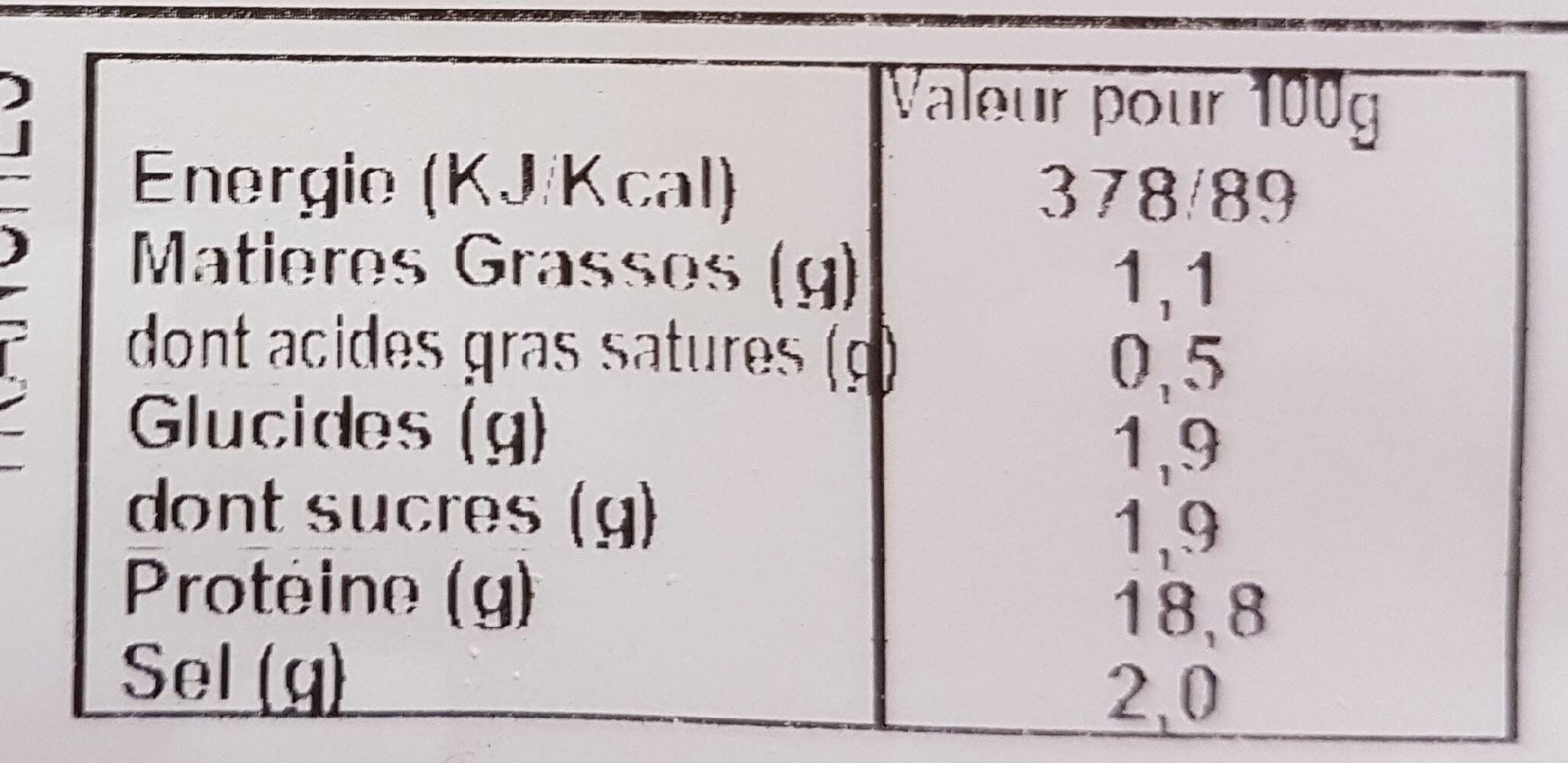 CREOLAY Filet poulet nature packshot