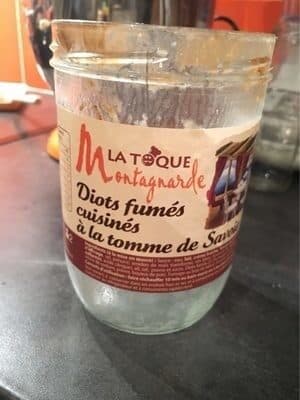 La Toque Montagnarde Diots fumés packshot