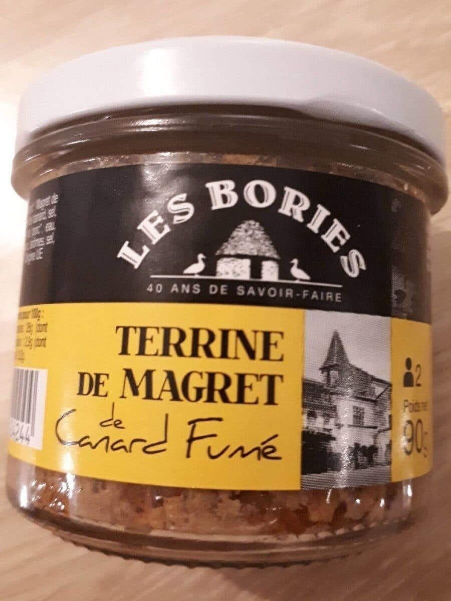 Les Bories Terrine de magret de canard fumé packshot