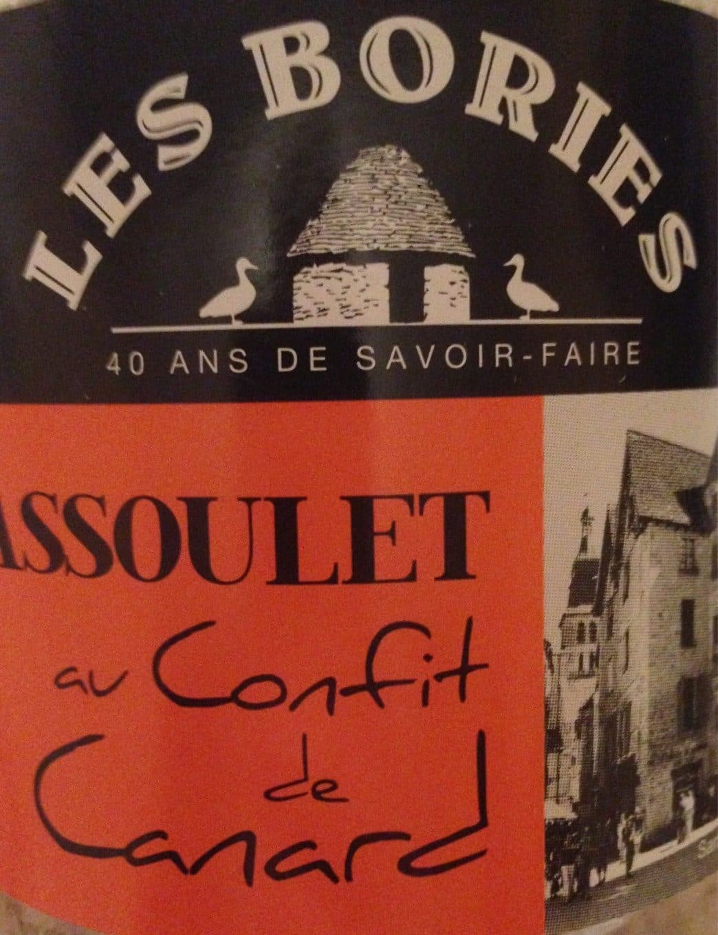 Les Bories Cassoulet au Confit de Canard packshot