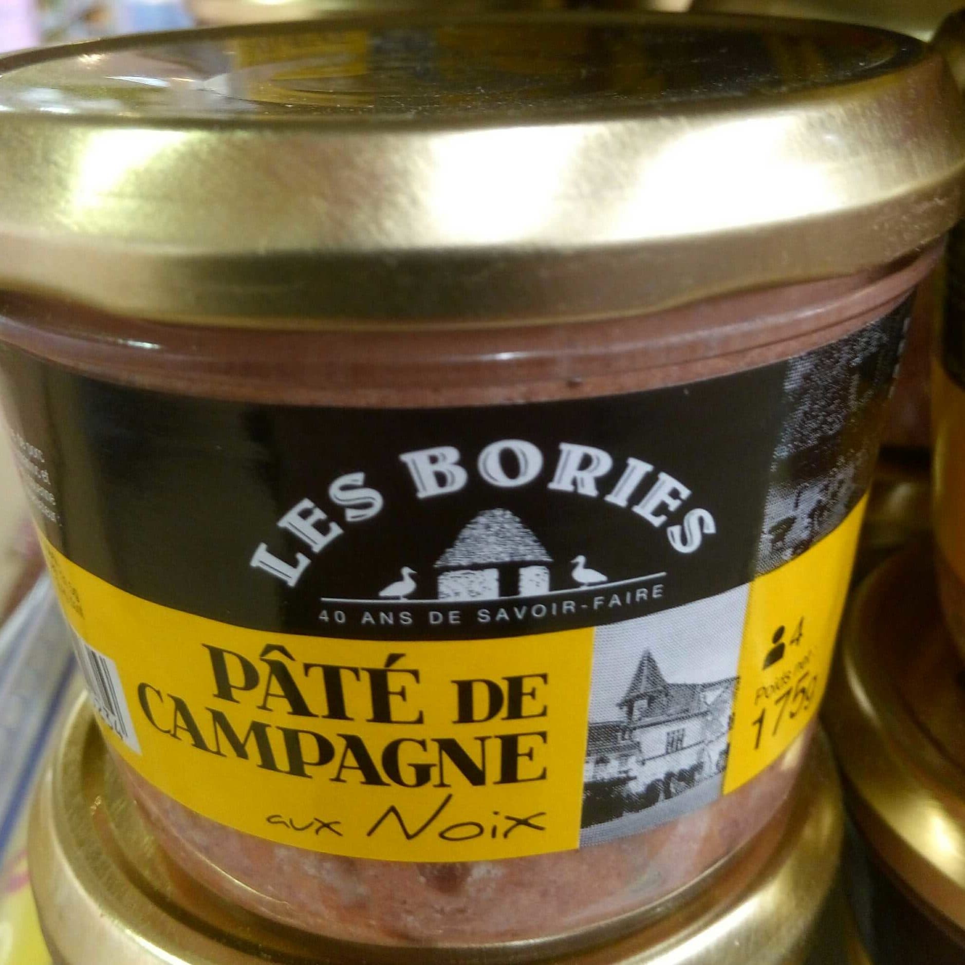 Les Bories Pâté de Campagne aux Noix packshot
