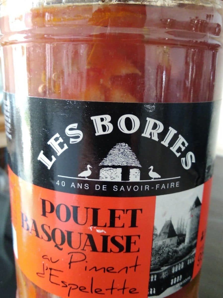 les bories Poulet basquaise packshot