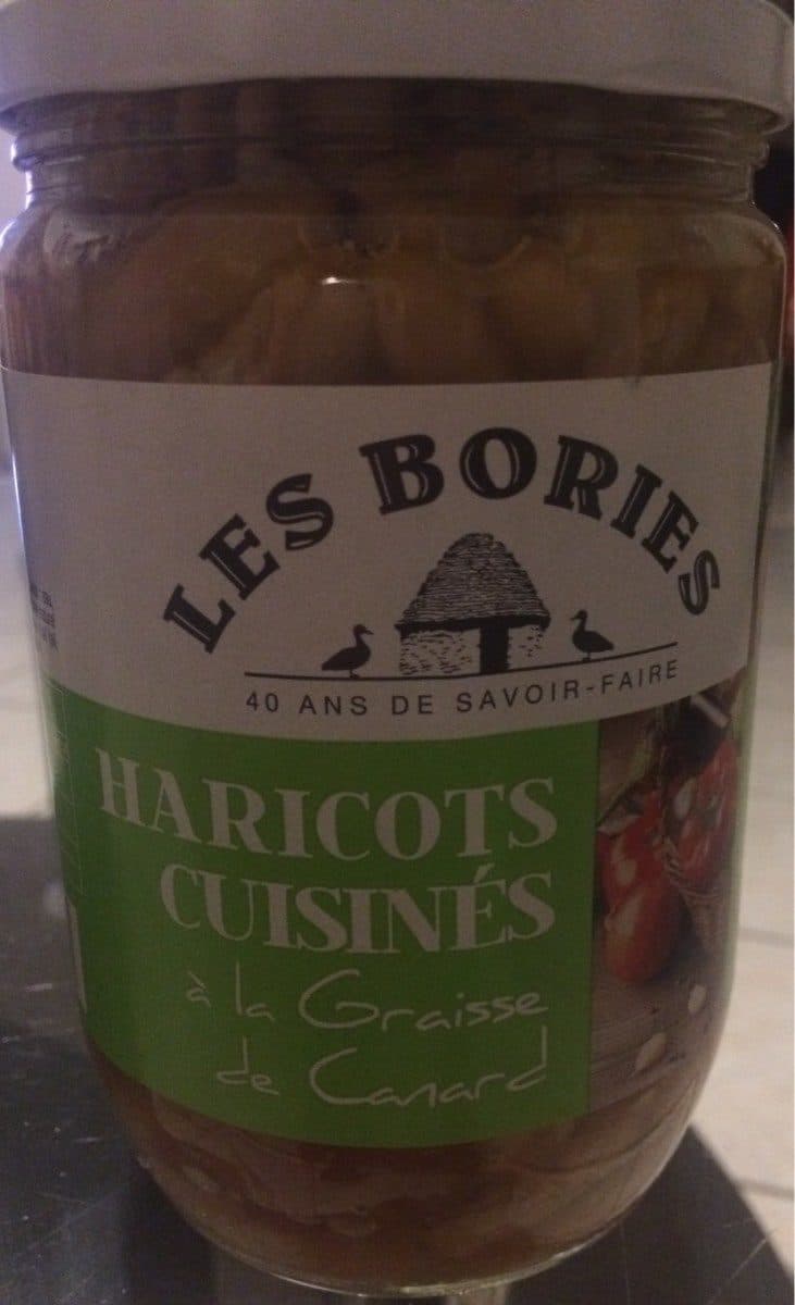 Les Bories Haricots cuisinés a la graisse de canard packshot
