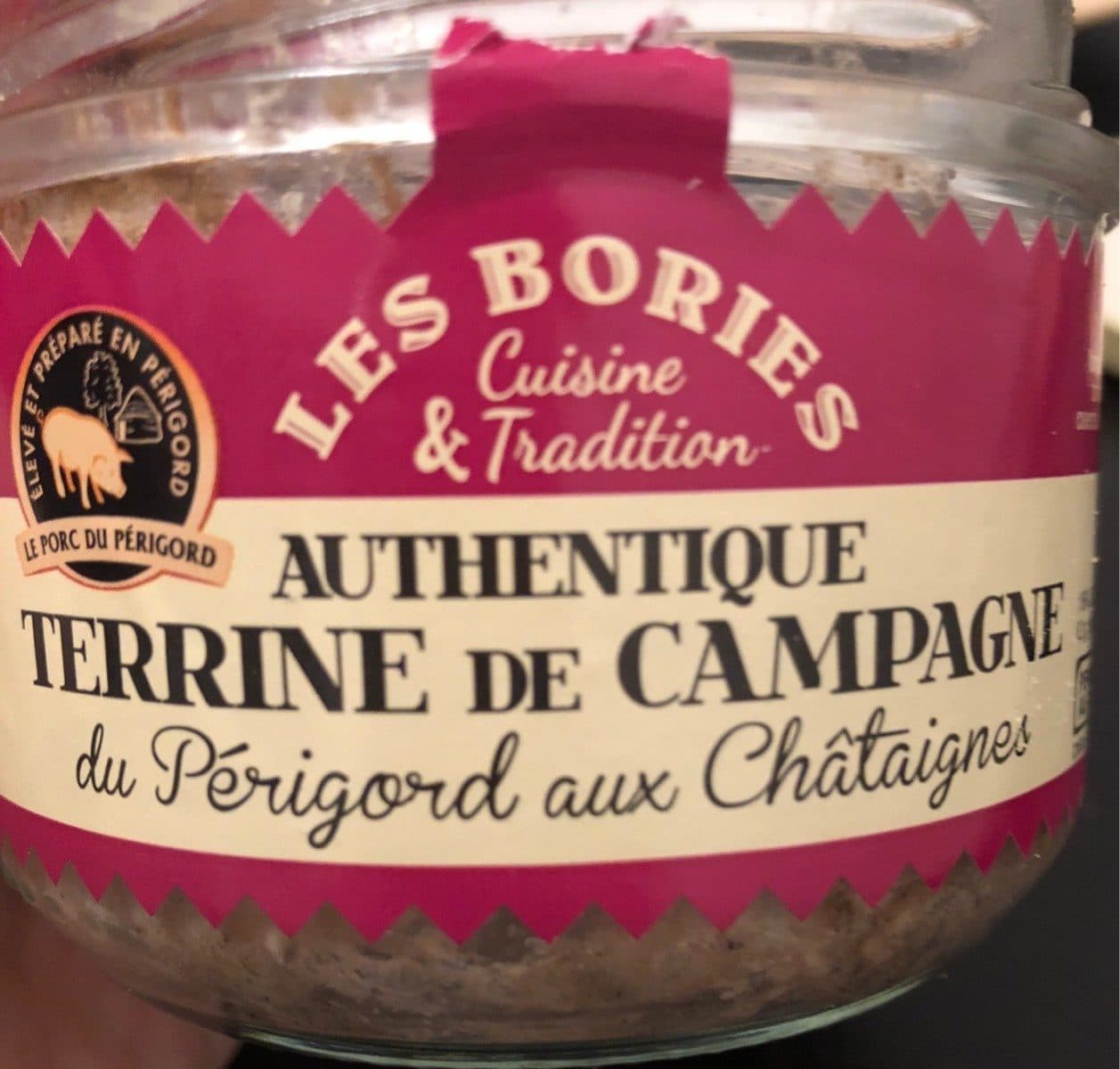 Les Bories Authentique terrine de campgne packshot